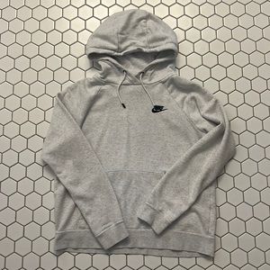 Nike light grey hoodie